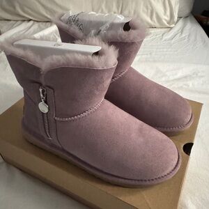UGG W Bailey Zip Mini Boots - Shaded Purple